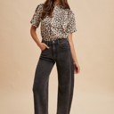  Annie Two Toned Barrel Jeans