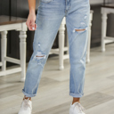  Mid Rise Boyfriend Jeans