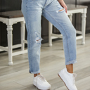  Mid Rise Boyfriend Jeans