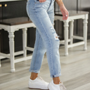  Mid Rise Boyfriend Jeans