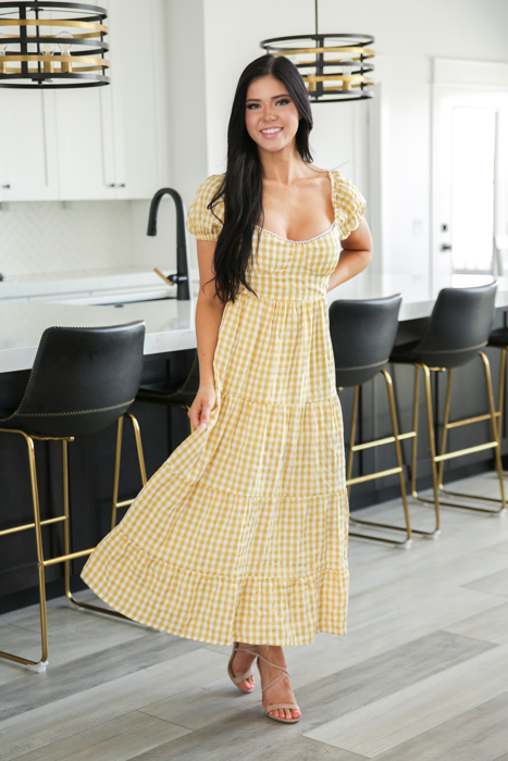 Somewhere To Go Gingham Dress