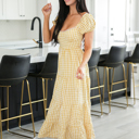  Somewhere To Go Gingham Dress