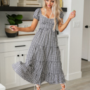  Somewhere To Go Gingham Dress