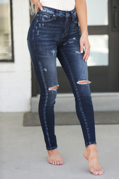 Gabriella High Rise Skinny Jeans