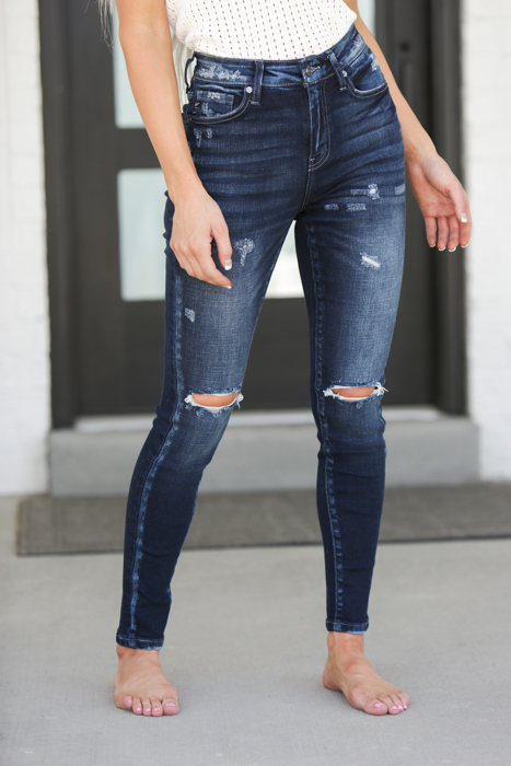 Gabriella High Rise Skinny Jeans