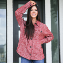  Melange Knit Shacket