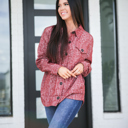  Melange Knit Shacket