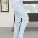  Ritta Light Wash Mom Jeans