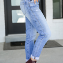  Isa Mid Rise Slim Boyfriend Jeans