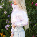  Iridescent Puffer Jacket