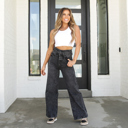  Black Buckle Denim