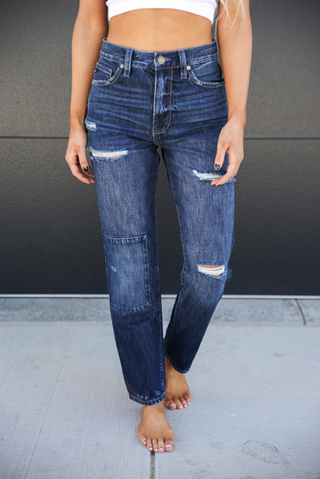 High Rise 90's Boyfriend Jeans