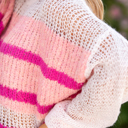  Hedi Stripe Loose Knit Sweater