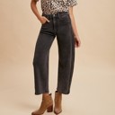  Annie Two Toned Barrel Jeans
