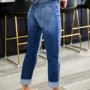 Size 5 Cuffed Straight Leg Jeans