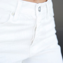 Size 1 White Denver Straight Leg Jeans