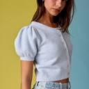  Mae Puff Sleeve Cardigan