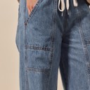  Macey Mid Rise Barrel Pants
