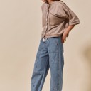  Macey Mid Rise Barrel Pants