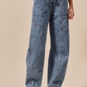  Macey Mid Rise Barrel Pants
