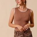  Lexi Embroidery Ribbed Tank
