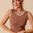  Lexi Embroidery Ribbed Tank