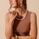  Lexi Embroidery Ribbed Tank
