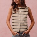  Molly Striped Sweater Top