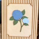 Set of Two Preppy Hydrangea Petite Wall Art