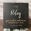 Black Graduation Memories Engraved Graduation Keepsake Box – A Timeless Gift for Grads! ✨🎓