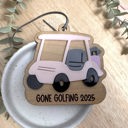  OBX Prep Hand-Painted Golf Cart Christmas Ornament & Car Charm 2026