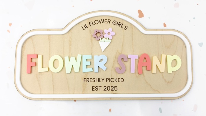 Personalized Kids Play Sign | Custom Pretend Play Shop Sign | Playroom Decor