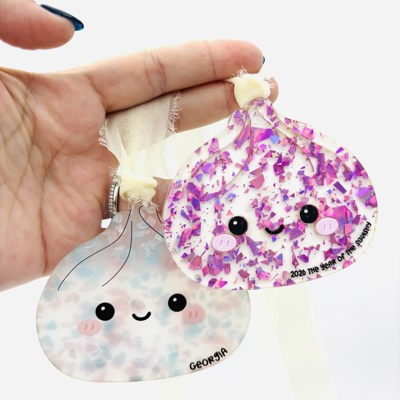 Squishies Personalized Acrylic Christmas Ornament 