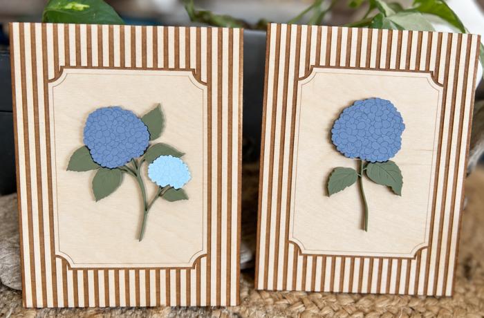 Preppy Hydrangea Petite Wall Art