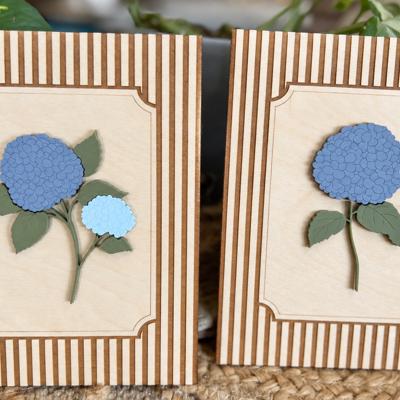 Preppy Hydrangea Petite Wall Art