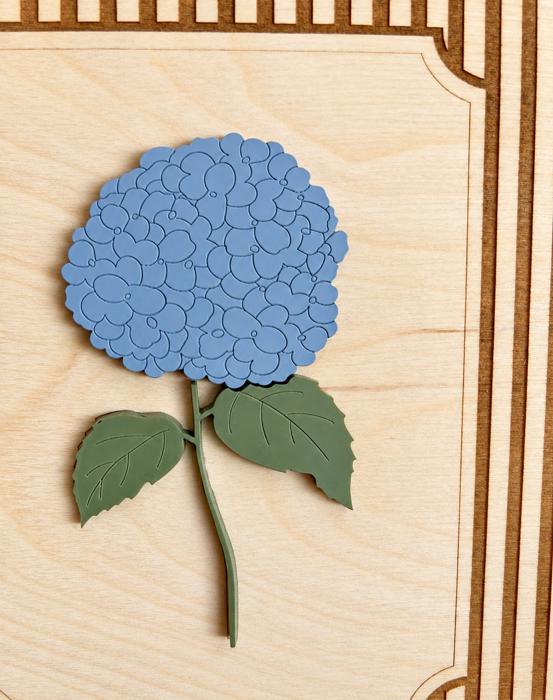 Preppy Hydrangea Petite Wall Art