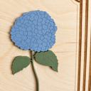 Single Bloom Preppy Hydrangea Petite Wall Art