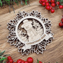 Snowman- Design 2 Handcrafted Winter Wonderland Ornaments | Layered Baltic Birch & Pattern Ply Snowflakes | Christmas Tree Décor with Santa, Snowman, Nativity & More