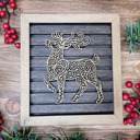  Handcrafted Christmas Shiplap Style Birch Wood Framed Signs – 9 Holiday Designs