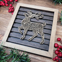  Handcrafted Christmas Shiplap Style Birch Wood Framed Signs – 9 Holiday Designs