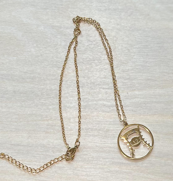 Personalized Laser Engraved Baseball/ Softball Necklace - Personalized Gifts