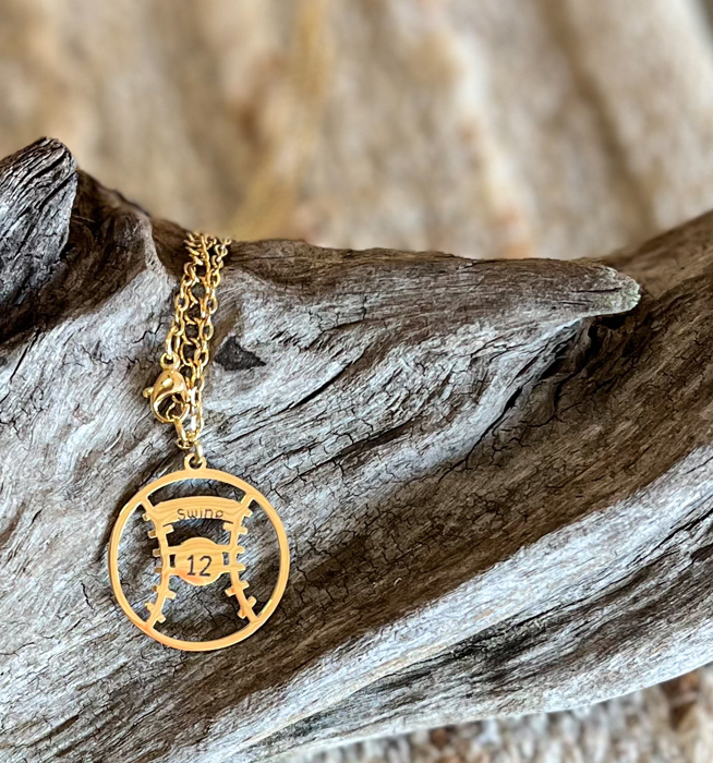 Personalized Laser Engraved Baseball/ Softball Necklace - Personalized Gifts
