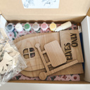  Kids' Christmas DIY Elf Magic Door Painting Kit 