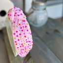 Pink Jane Exclusive- Handmade Confetti Beaded Top Knot Headband – Sparkle & Style in Every Wear! 🎉✨