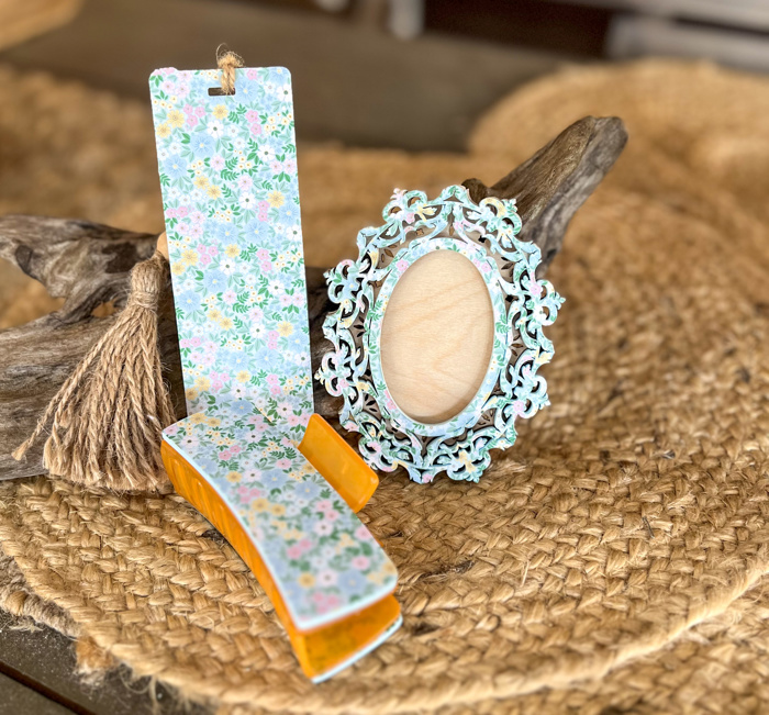 Personalized Acrylic Custom Bookmark| Patterned Acrylic Gift