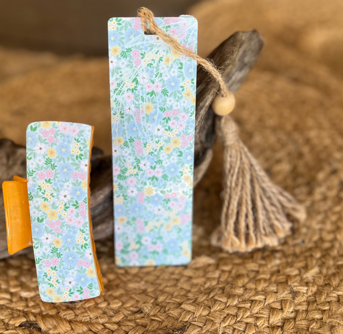 Personalized Acrylic Custom Bookmark| Patterned Acrylic Gift