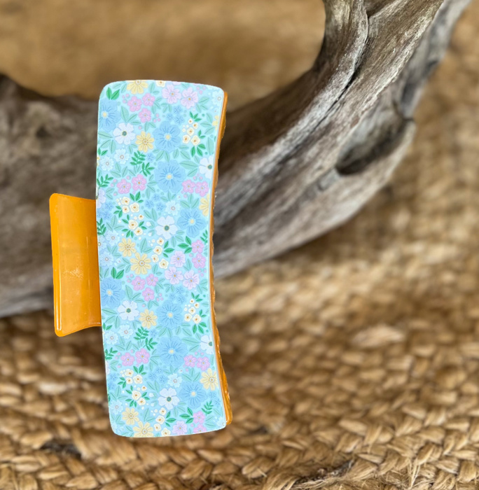Customized Patterned Acrylic Hair Claw Clips - Perfect for Mother's Day and beyond