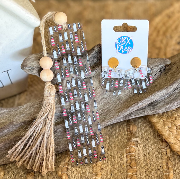 Personalized Acrylic Custom Bookmark| Patterned Acrylic Gift