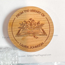  Personalized “From the Library Of” Book Stamp