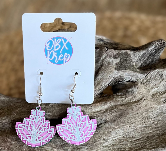 Preppy Trellis Earring Collection – Handmade in the OBX